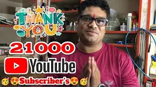 Thankyou 🙏 21000+ Subscriber's 🥳🤩🎉🙏
