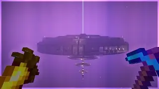 I built a Minecraft SPACE PORT in the VOID...