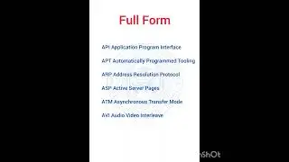 Full Form