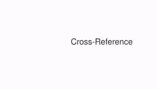 How to pronounce Cross-Reference