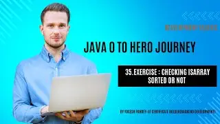 Check if an Array is Sorted in Java  Simple Java Program