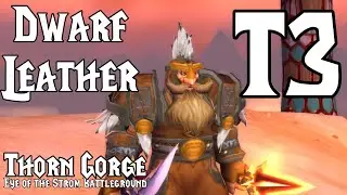 Thorn Gorge Leather Dwarf T3 Set | Custom Battleground Gear for Level 60