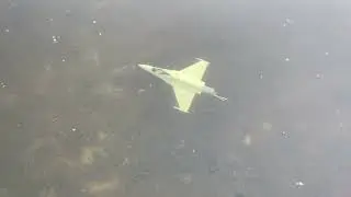 F-16 Falcon 1/32 scale as RC submarine, jet testrun