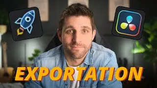L'interface de l'onglet de l'exportation - DaVinci Resolve