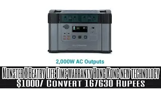 Monster-X Beatry Hong Kong new technology with life time warranty