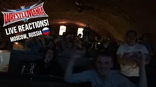 LIVE WRESTLEMANIA 32 REACTIONS! AJ Styles vs. Chris Jericho (Moscow, Russia, Liga-PAP)