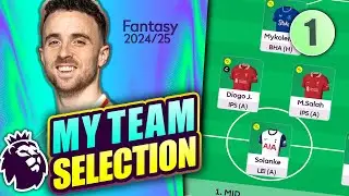 FPL GW1 | TEAM SELECTION | Fantasy premier league tips 2024/25