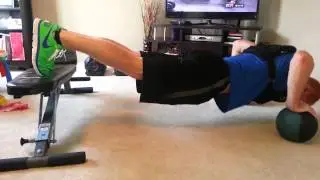 Incline push ups with weight vest