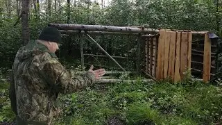 Попытка уничтожить охотничью вышку обернулась реальным уголовным делом.