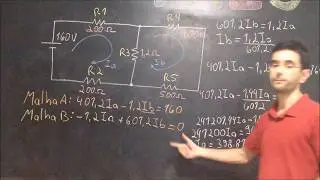 Circuito Resistivo - Lei das malhas Parte 3