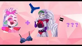 Glamrock Chica  ✚  Roxanne Wolf = ❓ ❓ ❓  (Fnaf animation, 