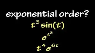 Which functions are of exponential orders? part2