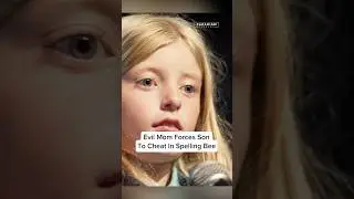 Evil Mom Forces Son To Cheat In Spelling Bee #shorts