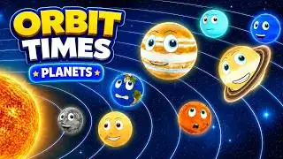 Planet Orbits | Orbit time Comparison | Solar System for Kids
