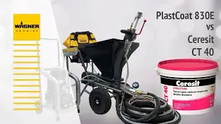 WAGNER PlastCoat 830 нанесение CT 40 STRUCTURE Структурная силикон-акриловая краска фасадная