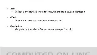 Aula 17   Perfil do Usuário   Conceitos WINDOWS SERVER 2012