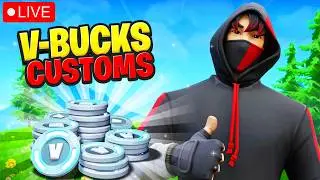🔴 Fortnite V-Buck Customs Live with Viewers! | Fashion Shows // Reload // Hide and Seek