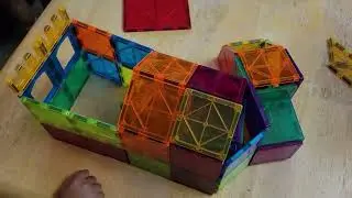Cossy Magnetic Tiles - Children at play