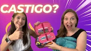 MINHA MÃE REAGINDO AO MEU MATERIAL ESCOLAR NO FINAL DO ANO | Mafer