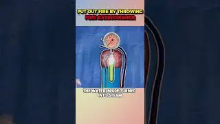 Can You Put Out A Fire By Throwing A Fire Extinguisher Directly Into It? #shorts