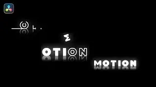 Create Text Animation in DaVinci resolve | motion graphics |