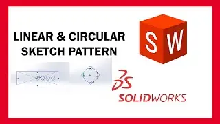 SKETCH PATTERN - SOLIDWORKS | LINEAR AND CIRCULAR | HOW TO MAKE PATTERNS IN SOLIDWORKS | TAMIL