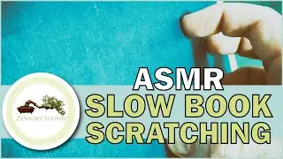 Slow ASMR Scratches on Book Cover