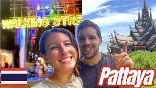 Pattaya Thailand Travel Vlog - Sanctuary of Truth, Thai Food, Nong Nooch Gardens, Walking Street