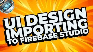 How to Import Web Page Design to Firebase Studio