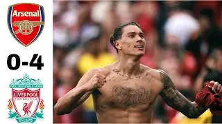 Liverpool 4-0 Arsenal | Premier League 2022/23 | Darwin Nunez hat trick in Premier League