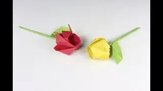 Origami Rose; How to Make Realistic and Easy Paper Roses Complete Tutorial Step by Step