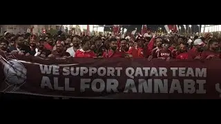 Mega Get Together Team Qatar | Qatar National Team Fans Mega Meetup at Lusail Boulevard