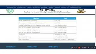 TS SET 2024 APPLICATION LAST DATE HALL TICKET DOWNLOAD CORRECTION CHANGES 2024 సెట్ అప్లై 2024
