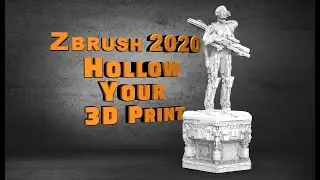 Zbrush 2020 Hollow Your 3D Print