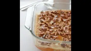 Sweet potato with sour cream casserole