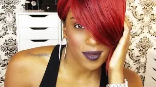 AWW SNAP! DID I MAKE A HUGE MISTAKE?!?! | MY FIRE-ENGINE RED ANGLED BOB!