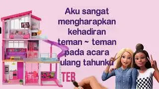 Undangan Ulang Tahun Anak Video Tema Barbie| Birthday Invitation Videoscribe