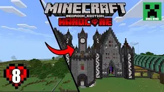 I Built Something Cool- [Minecraft Bedrock Hardcore #8]