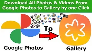 How to save Google photos to Gallery | download all photos from google photos | photos to Gallery