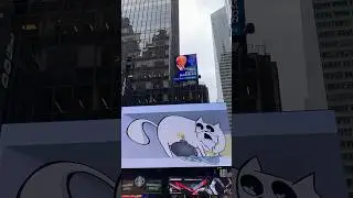 Exploding Kittens Times Square Billboard #shorts #timessquare #explodingkittens #netflix