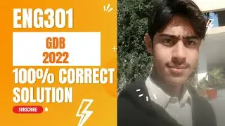 Eng301 gdb solution fall 2022/eng 301 gdb/eng 301/shafi ullah22/eng301 gdb solution