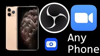 How I'm Using My Phone as A Webcam!!! (OBS and Zoom)