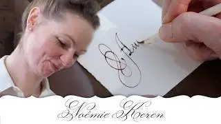 Mon MÉTIER ? Écrire à la PLUME ! (Je vous ouvre mon atelier de calligraphie)