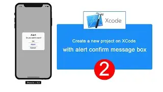 Create a new project on XCode with alert confirm message box -  part 2