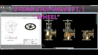 STEAM STOP VALVE (HAND WHEEL) Part1 Autocad