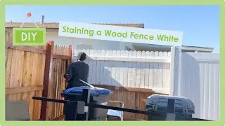 Painted The Wood Fence White