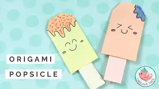 Origami Food Tutorial | How to Make an Origami Popsicle - Paper Ice Pop