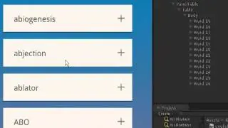 Unity3D, Game UI, NGUI Endless Infinite Circular Scroll View Test #1