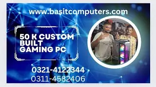 50k custom built pc #gaming #intel #amd #megasale #basit #rx590 #rgbpc #bestprice #discount