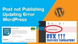 How to fix Wordpress post Updating failed  | Classic Edito wordpress plugin